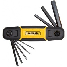 Set 8 bucati chei imbus 1.5-8mm CR-V, Topmaster, 390100 foto