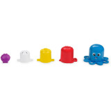 Baby Einstein Stack &amp; Stream Octopus cupe de stivuire pentru copii 3 m+ 5 buc