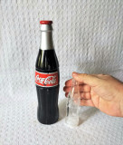 Sticla de Coca-cola din metal, sticla vintage de colectie - decor