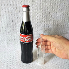 Sticla de Coca-cola din metal, sticla vintage de colectie - decor