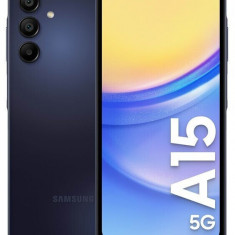 Samsung A15 5G 128GB, 4GB Dual SIM, Blue Black nou, sigilat, factura