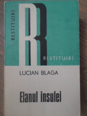 ELANUL INSULEI-LUCIAN BLAGA-106436