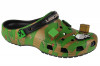 Papuci flip-flop Crocs Elevated Minecraft Classic Clog 208472-90H verde