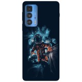 Husa compatibila cu Motorola G20 model Reaching into the stars, Silicon, TPU, Viceversa, Transparent, Carcasa