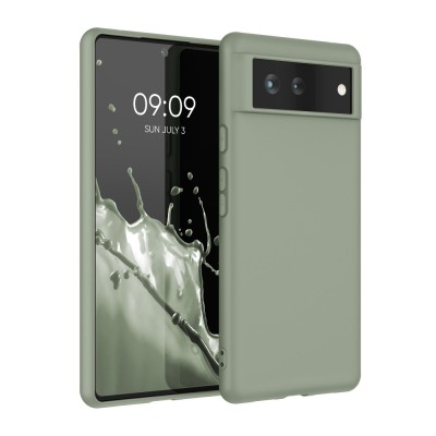 Husa pentru Google Pixel 6, Silicon, Verde, 55434.172 foto