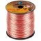 Cablu difuzor 2x0.75mm cupru transparent 1m Cabletech KAB0311