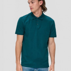 Tricou polo barbati din bumbac cu croiala Regular fit verde inchis XL, Verde inchis, XL INTL