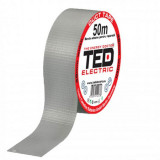 Banda adeziva Duct Tape 50m x 48mm, TED, Ted Electric