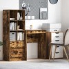 VidaXL Birou Stejar afumat 60 x 40 x 76 cm Lemn compozit 869374