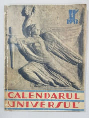 CALENDARUL UNIVERSUL 1943 foto