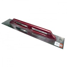 Gletiera inox, Olejnik, 13x60 cm, maner lemn lung, Rosu