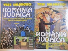 ROMANIA JUDAICA , O ISTORIE NECONVENTIONALA A EVREILOR DIN ROMANIA 2000 ANI DE EXISTENTA CONTINUA , VOLUMELE I - II de TESU SOLOMOVICI , 2001 foto