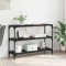 vidaXL Dulap pentru cărți Stejar negru 100 x 33 x 71 cm Lemn compozit