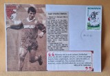 Istoria fotbalului - Suporter - fan zone - echipa de fotbal DINAMO Bucuresti, IOAN OVIDIU SABAU, plic, intreg postal