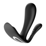 Cumpara ieftin Top Secret+ black - Vibratorul Top Secret stimuleaza punctul G cu axul sau curbat, voluminos si vibratiile intense