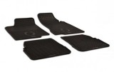 Covorase Auto Cauciuc VW Passat (1988-1997) Umbrella, Set Complet Fata+Spate, Gri Carbon, Anti-alunecare, Bordura Inalta
