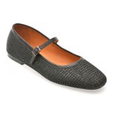 Balerini GRYXX negri, 902, din material textil