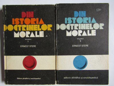 Din istoria doctrinelor morale 2 volume Ernest Stere foto