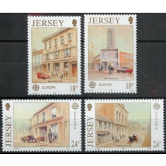 Jersey 1990 - Europa, oficii poștale, serie neuzata