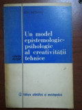 Un model epistemologic-psihologic al creativitatii tehnice- Ion Moraru