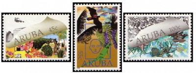 Aruba 1990 - Protectia mediului, serie neuzata foto