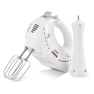 Mixer de mana Zass ZHM 05B, 200W, 5 viteze, functie Turbo, tocator ProDesign DailyAppliances foto