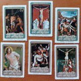 BURUNDI-PICTURI-celebre-RELIGIE-PASTE-Serie 6v-MNH-Nestamp.-Vezi-Scan