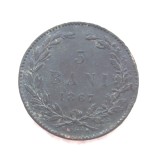 Moneda 5 BANI 1867 Heaton