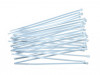 Set 100 coliere din plastic 200 x 3 mm Basic