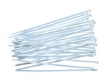 Set 100 coliere din plastic 150 x 3 mm Basic