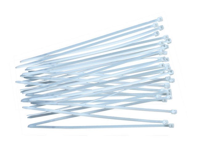 Set 100 coliere din plastic 300 x 4 mm Basic