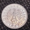 Moneda Germania Nazista 50 Reichspfennig 1940 D Munchen - Colectie Numismatica