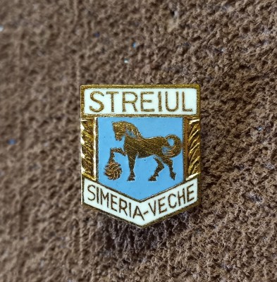 Insigna (model vechi) fotbal - STREIUL SIMERIA-VECHE foto