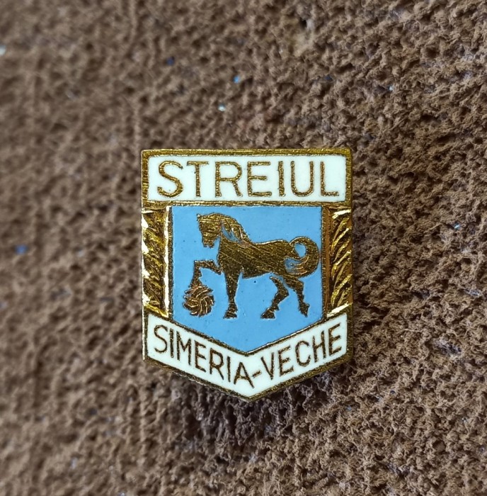 Insigna (model vechi) fotbal - STREIUL SIMERIA-VECHE
