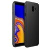 Husa Silicon Samsung Galaxy J6 Plus, MyStyle Perfect Fit, Negru - Protectie Soc, Praf, Zgarieturi
