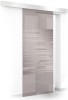 Usa culisanta Boss &reg; model Speed incolor, 90x215 cm, sticla bronz 8 mm, glisanta in ambele directii, Modern Glass Art