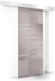 Usa culisanta Boss &reg; model Speed incolor, 90x215 cm, sticla bronz 8 mm, glisanta in ambele directii