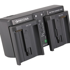 Incarcator Patona Premium 2x acumulatori EN-EL18 EN-EL4 LP-E4 BA-T10 BA-T20 MH-26 replace Nikon/Canon-1667