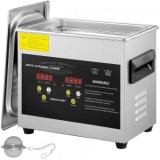 Aparat de curatat cu ultrasunete, Capacitate 3 l, 200W, frecventa ultra-inalta 40 kHz, Inox, 0-80℃