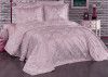 Cuvertură de pat Valentini Bianco din brocard, Sude Pink