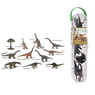 Cutie cu 12 minifigurine pictate manual Sauropode A1213 foto