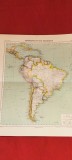 25 planse / harti vechi RECUPERATE DIN ATLAS UNIVERSAL 1920 LIBRARIA HACHETT