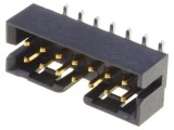 Conector PCB-cablu 2mm 14 pini aurit SMT