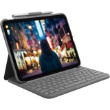 Husa/Tastatura Logitech SLIM FOLIO pentru iPad 10th gen, Layout US, gri