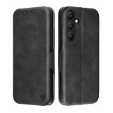Husa 360&deg; Samsung Galaxy S25 FE Asteroid GSM Safe Wallet Plus, negru
