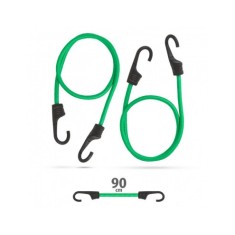 Set de cordeline de fixare profesionale - Verde - 90 cm x 8 mm - 2 buc. / pachet
