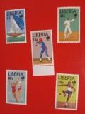 LIBERIA, SPORT SEOUL - SERIE COMPLETĂ MNH, Nestampilat