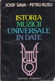 Iosif Sava, Petru Rusu - Istoria muzicii universale in date
