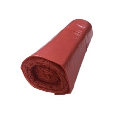 Saci Menajeri, 240L, 110x125 cm, 10 Buc/Rola, Material LDPE, Rosii, Rola Saci Menajeri, Role Saci Menaj, Saci Menajeri in Rola, Rola Saci de Gunoi, Sa foto