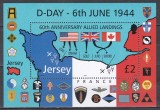 Jersey 2004 - A 60-a aniversare a debarcării aliate din Normandia - Ziua Z, 6 iunie 1944, Colita, MNH, Nestampilat